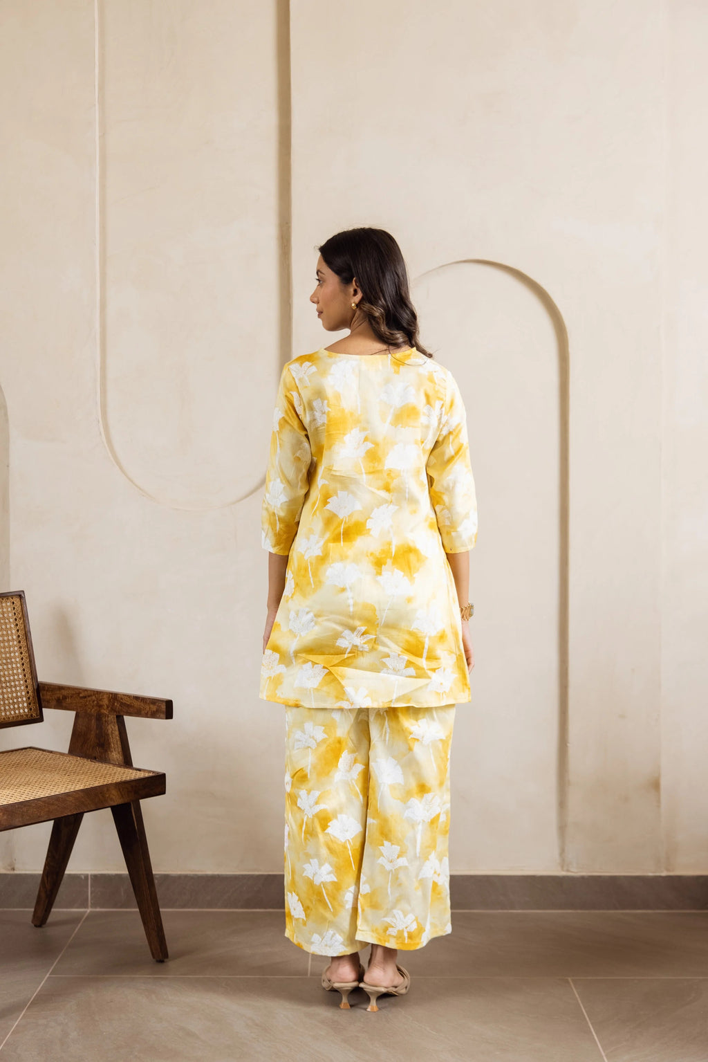 SHIHRI Women's Pure Rayon Slub Co-ord Set | Stylish Casual & Party Wear 2 Piece Set | Top & Bottom Matching Set for Women"